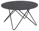ACTONA GROUP Wyre Couchtisch Schwarz Runder Marmor-Look Bild 3