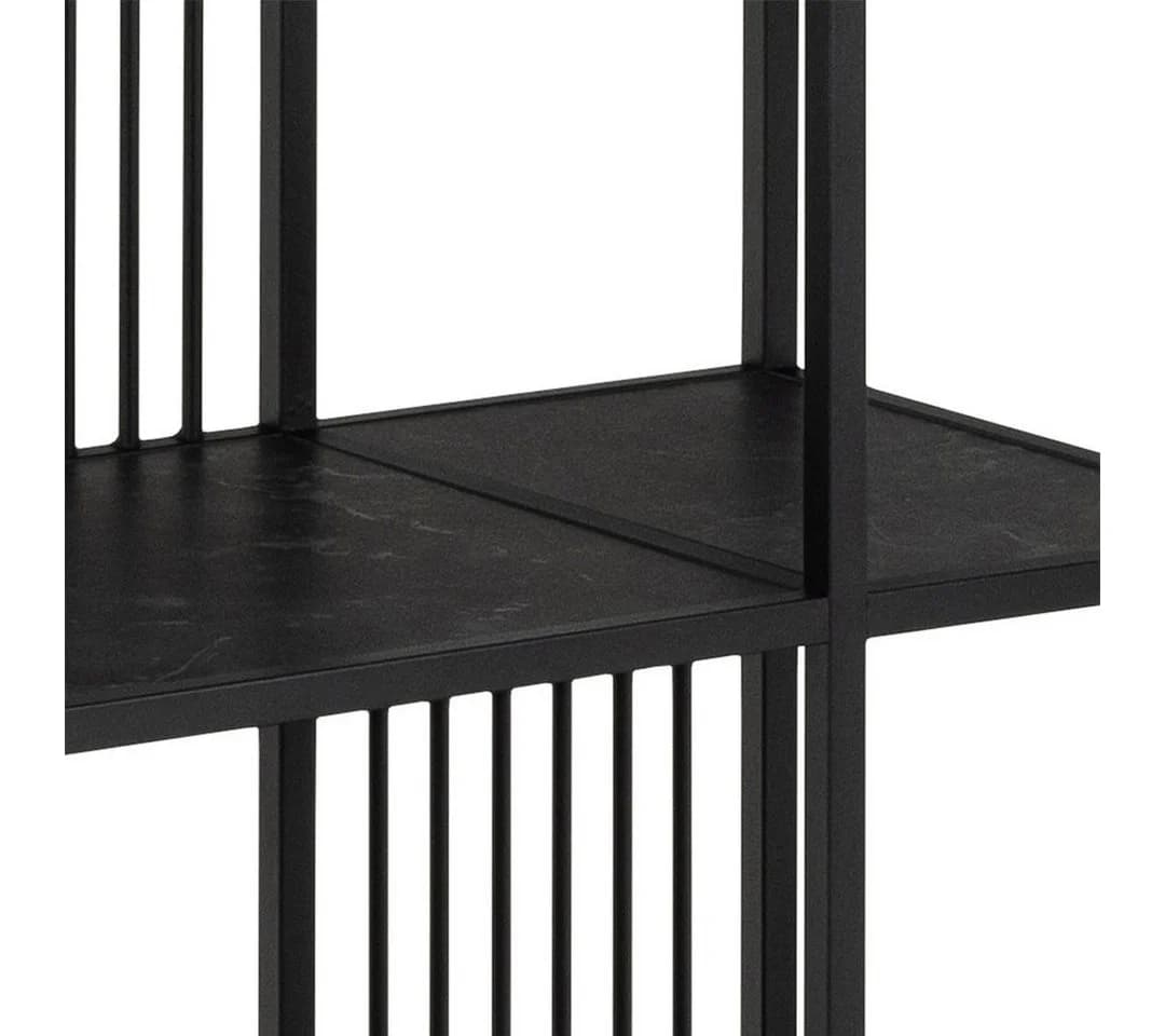 Mid.you Regal Schwarz Holzwerkstoff 5 Fächer - Bild 4