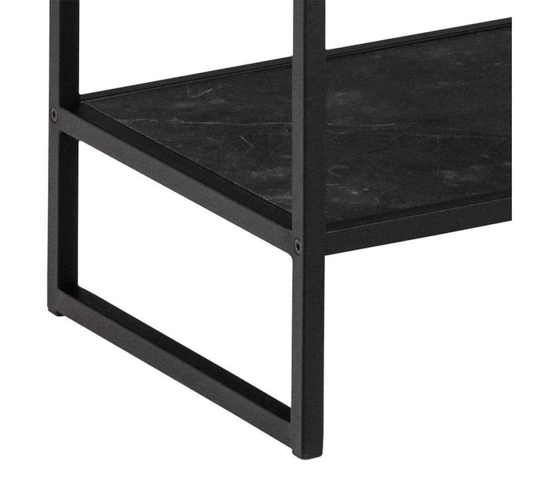 Mid.you Regal Schwarz Holzwerkstoff 5 Fächer - Bild 5