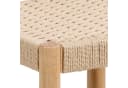 ACTONA GROUP Stuhl Alvin Hocker Off-white Papiergeflecht Scandi-Stil Bild 4