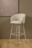 Barhocker ACTONA GROUP Eleanor Beige/Grau 2er Set Bild 2