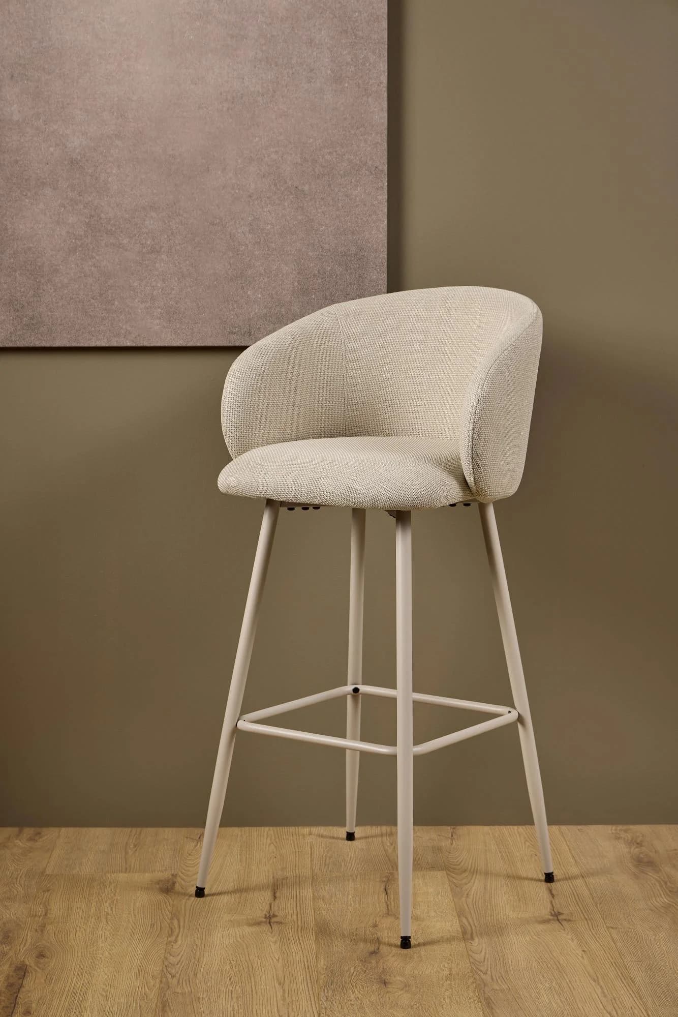 Barhocker ACTONA GROUP Eleanor Beige/Grau 2er Set - Bild 2