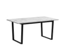 ebuy24 Amble Esstisch 90x160cm Weiß Marmoroptik Bild 2