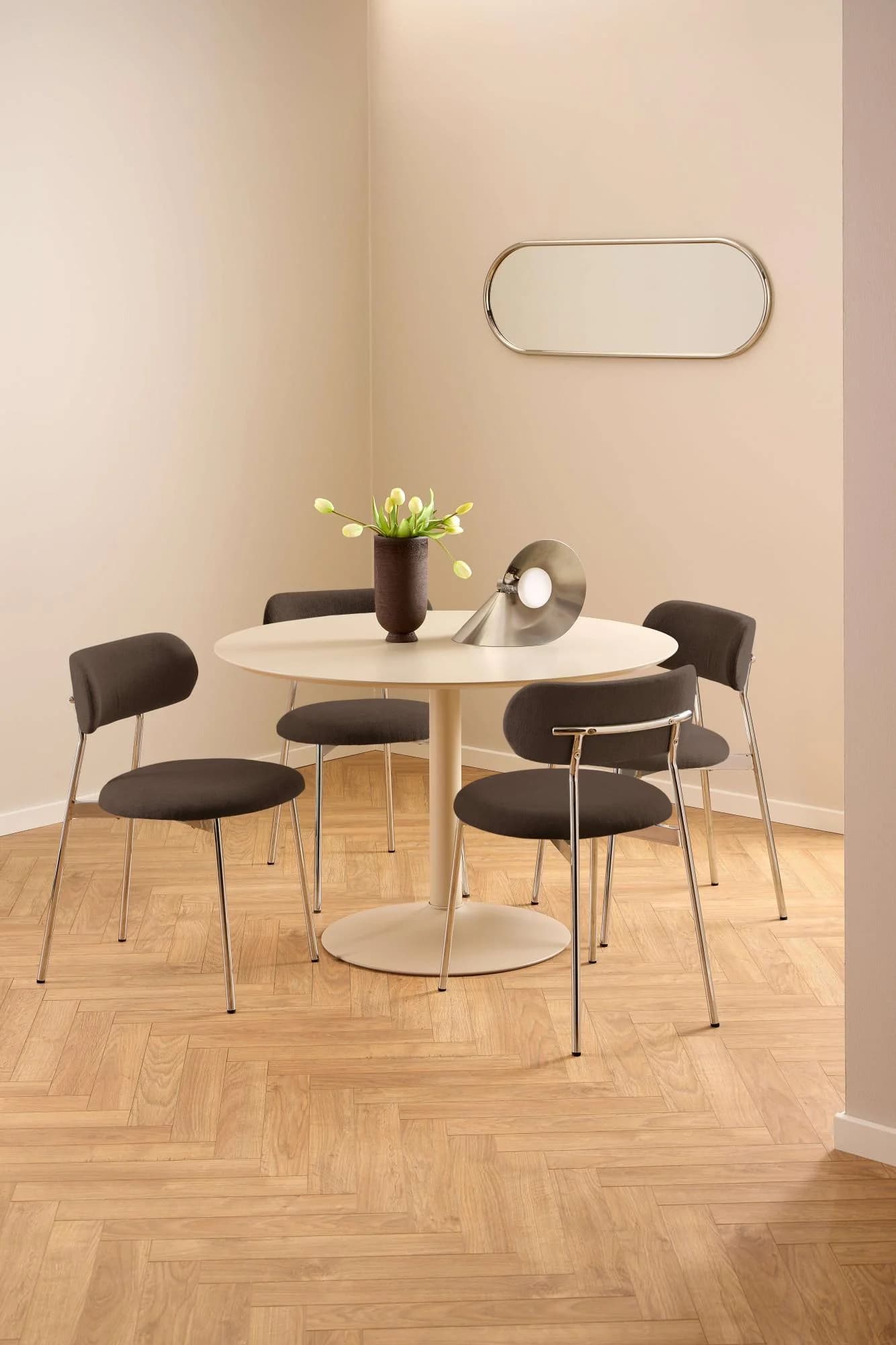 Esszimmerstuhl ACTONA GROUP Lyric Braun Chrom