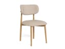 Mid.you Stuhl Absalon Beige Eiche Massivholz Bild 2