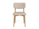 Mid.you Stuhl Absalon Beige Eiche Massivholz Bild 3