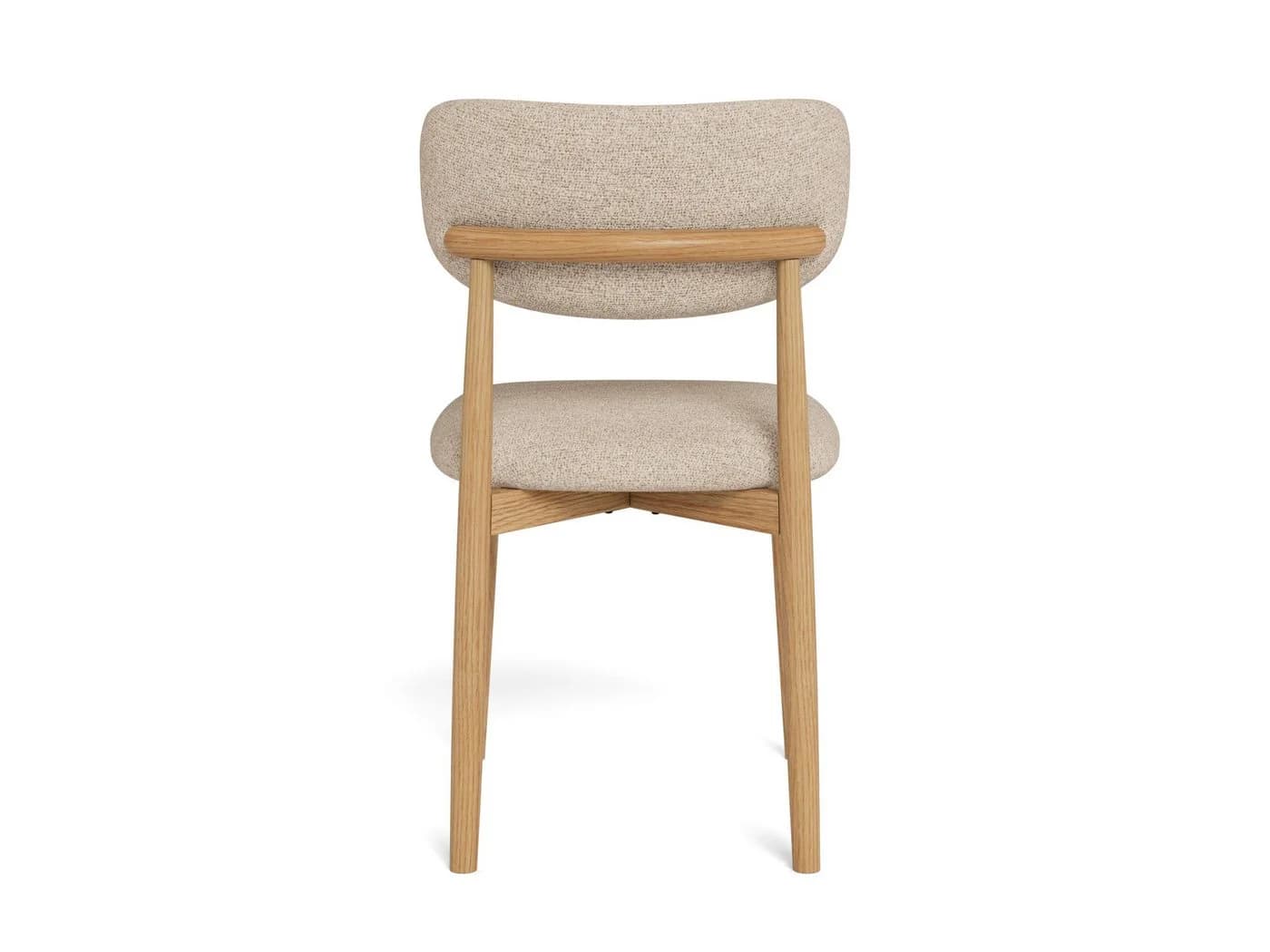 Mid.you Stuhl Absalon Beige Eiche Massivholz - Bild 4