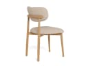 Mid.you Stuhl Absalon Beige Eiche Massivholz Bild 5