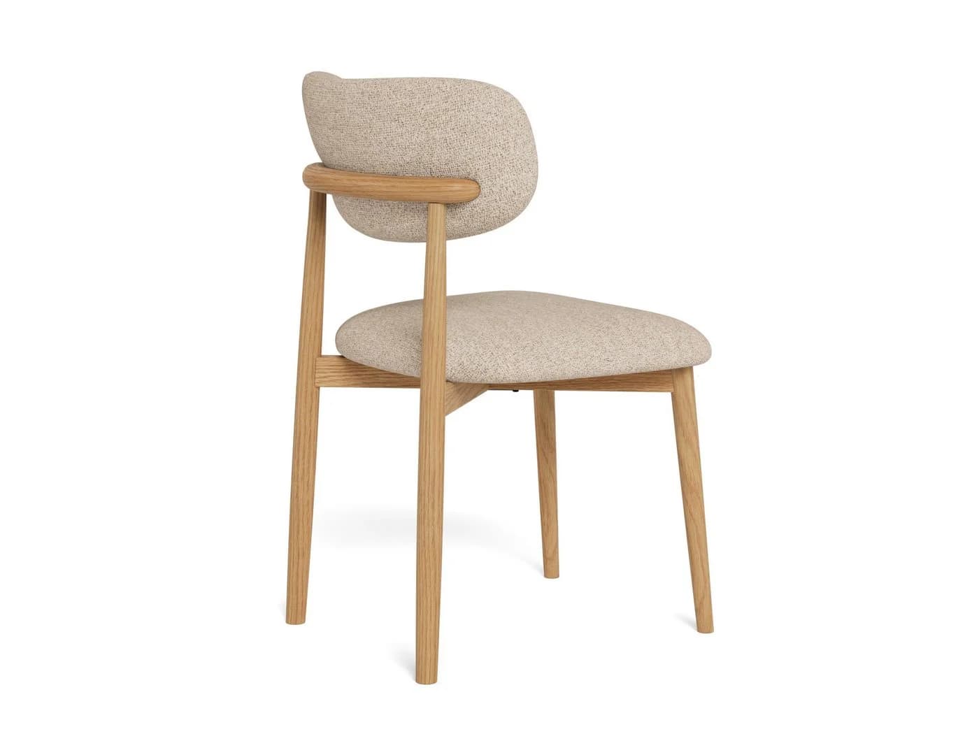 Mid.you Stuhl Absalon Beige Eiche Massivholz - Bild 5