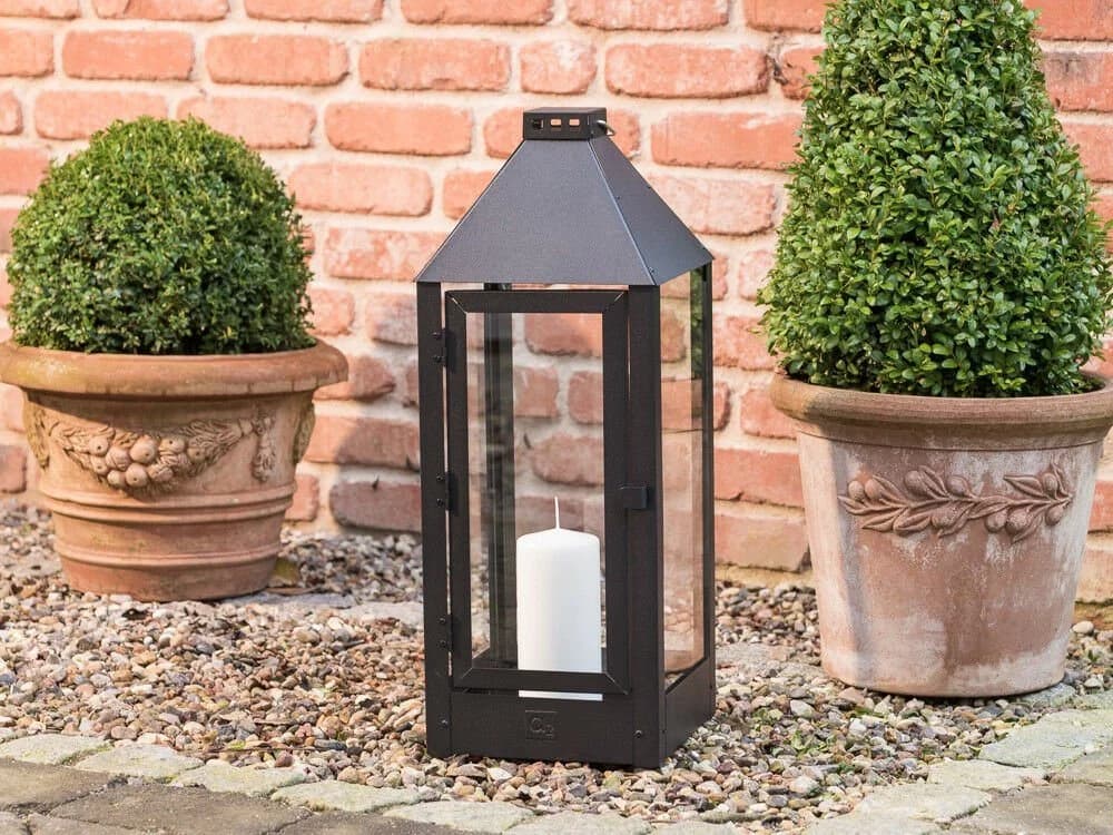 A2 Living Allwetter Laterne MAXI Schwarz 60 cm