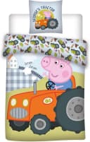 Aymax sprl Kinderbettwäsche Peppa Pig Wendbar 100x135cm Bild 2