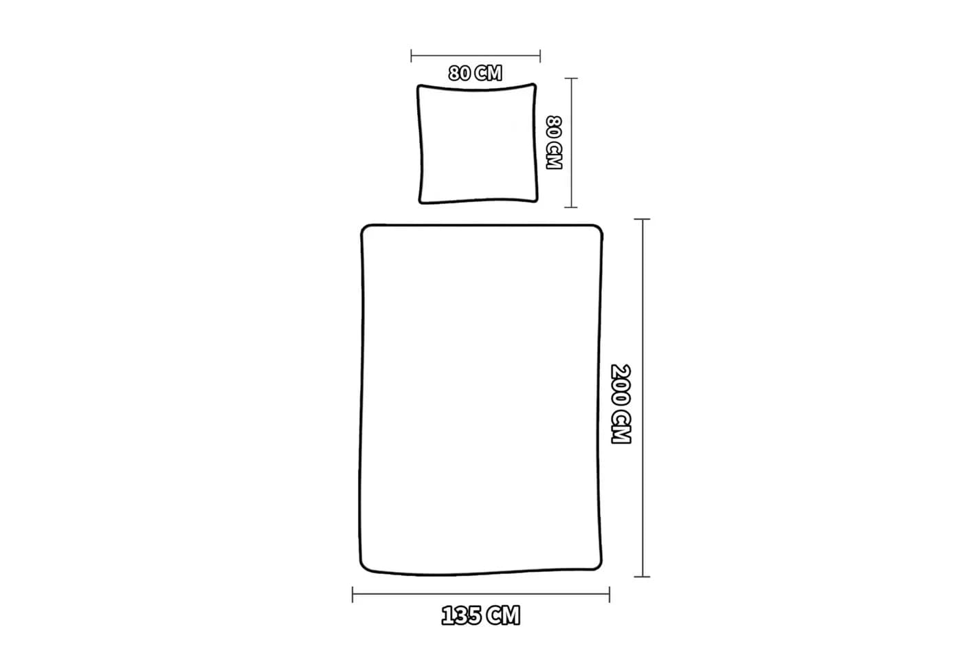 BrandMac Batman Bettwäsche-Set 135x200 & 80x80 Baumwolle - Bild 5