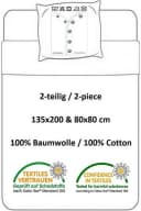 BrandMac Bettwäsche Panda Bär 100% Baumwolle Schwarz/Weiß Bild 3