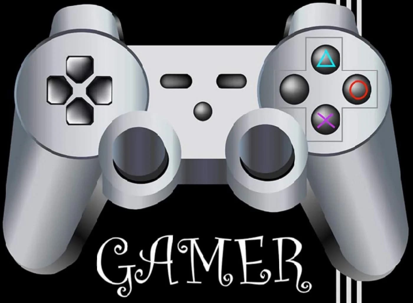 BrandMac Bettwäsche Gamer Set 135x200 cm Schwarz Silber Gaming Controller - Bild 4
