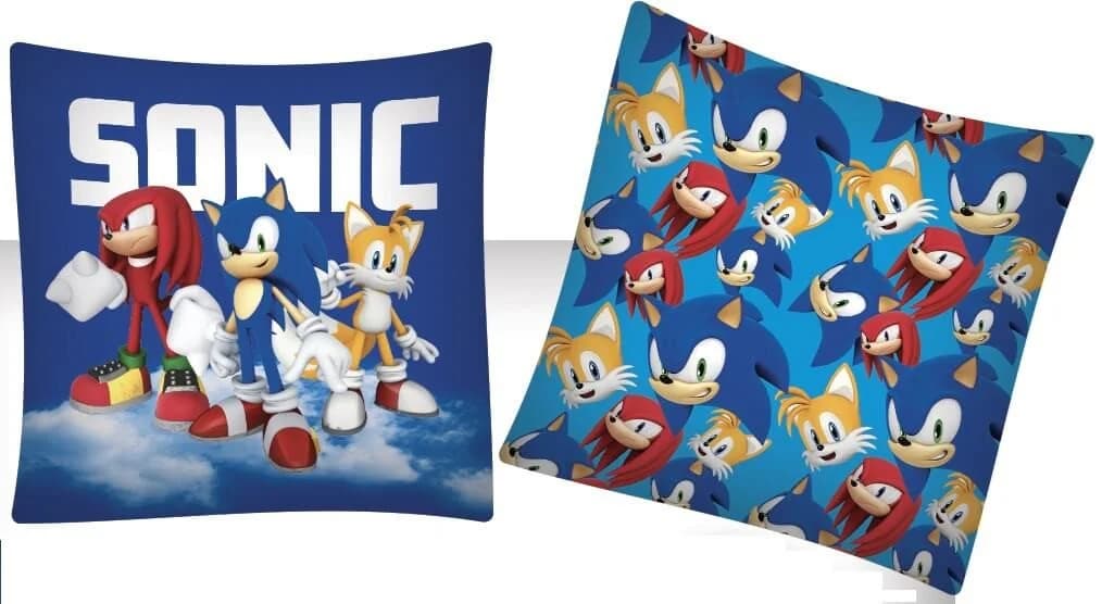 BrandMac Bettwäsche Sonic the Hedgehog Wende-Bettwäsche-Set 135x200 & 80x80 Baumwolle 100% Baumwolle
