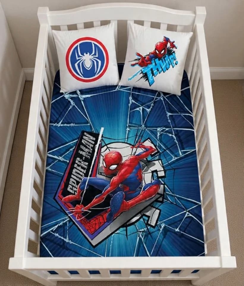 BrandMac Babybettwäsche Spiderman 100 x 135 cm