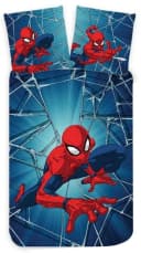 BrandMac Marvel Spider-Man Babybettwäsche 100x135 cm Blau/Rot Bild 2