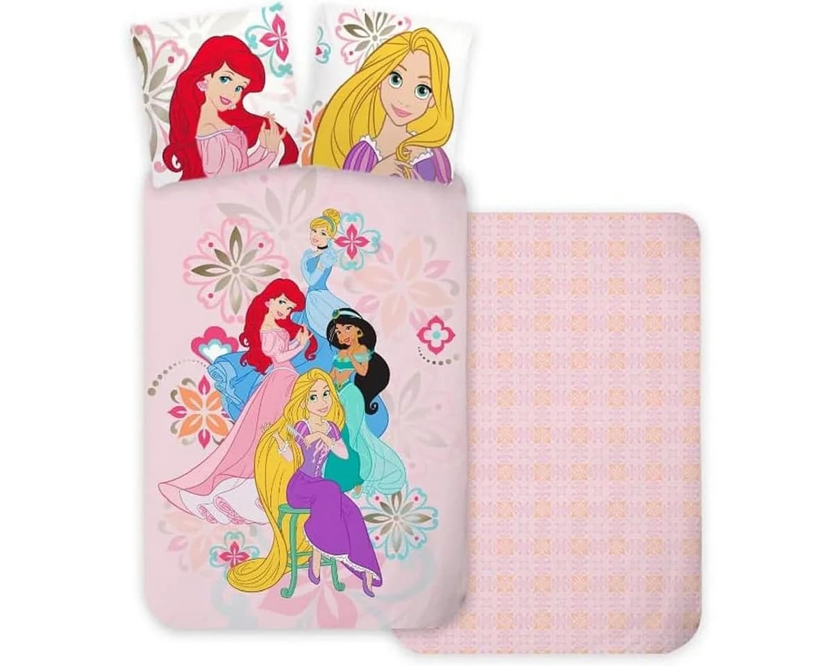 Disney Kinderbettwäsche Prinzessin Rosa 2-teilig Baumwolle - Bild 2