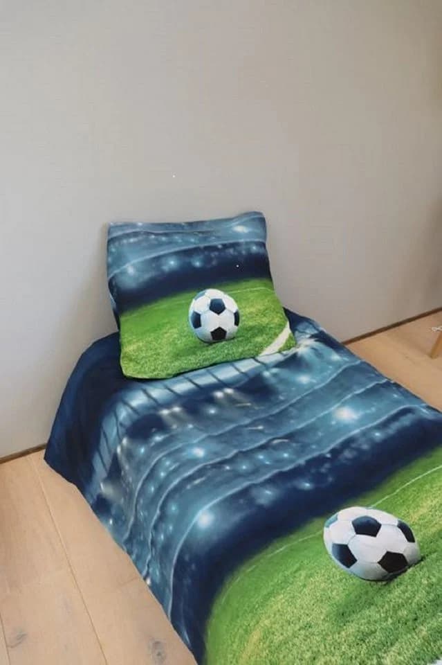 BrandMac Kinderbettwäsche Fußball Stadion 100 % Baumwolle Wendebettwäsche - Bild 5