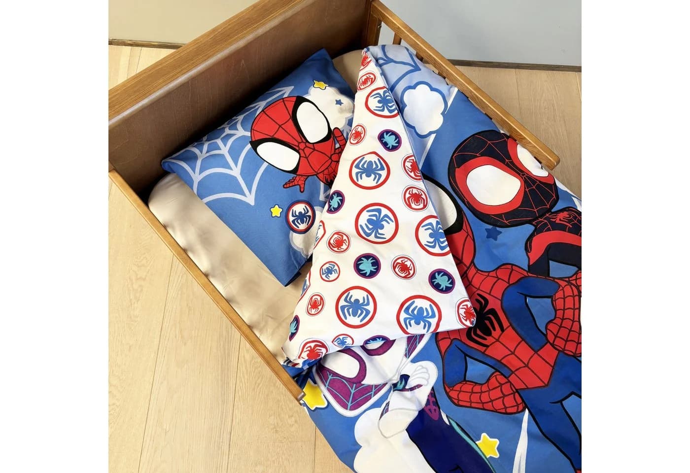 MARVEL Kinderbettwäsche Spidey Amazing Friends Bunt 100x135 cm - Bild 4