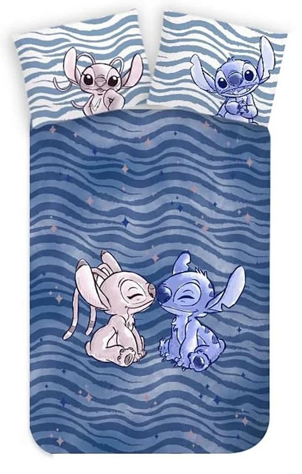 Disney Kinderbettwäsche Angel Sternenmotiv 100x135 cm Baumwolle Renforcé - Bild 2