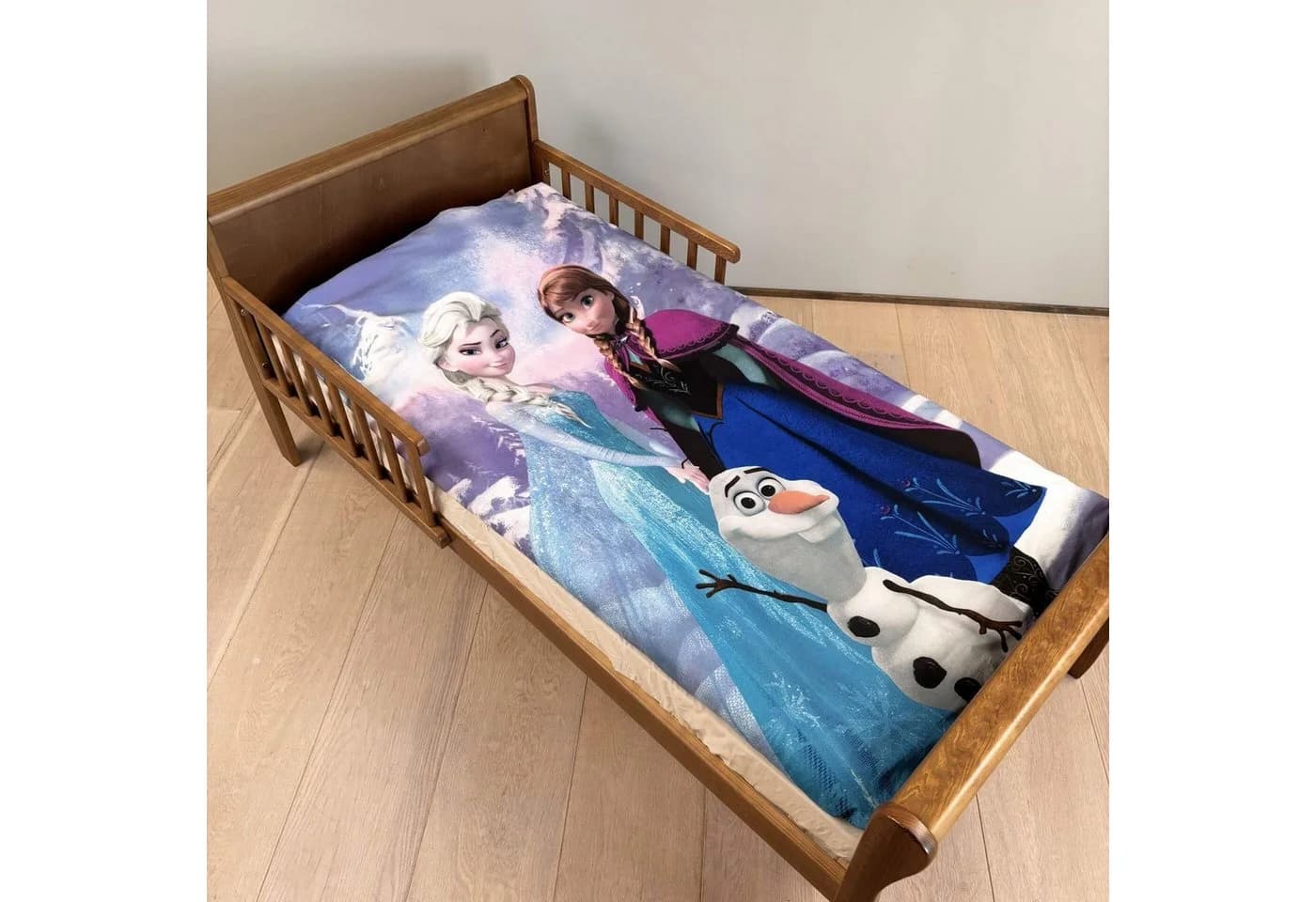 BrandMac Disney Frozen Wende-Bettwäsche Set Violett 100% Baumwolle