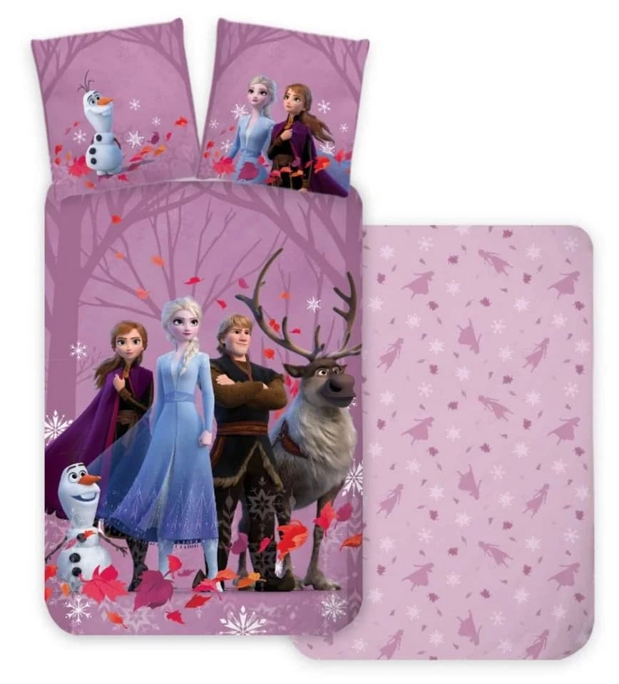 BrandMac Disney Frozen Die Eiskönigin Bettwäsche-Set 135x200 & 80x80 Baumwolle - Bild 2