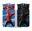 Spiderman Babybettwäsche Blau Glow in the Dark 100% Baumwolle Bild 1