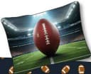 BrandMac Bettwäsche American Football 2-teilig 135x200 & 80x80 Baumwolle Bild 1