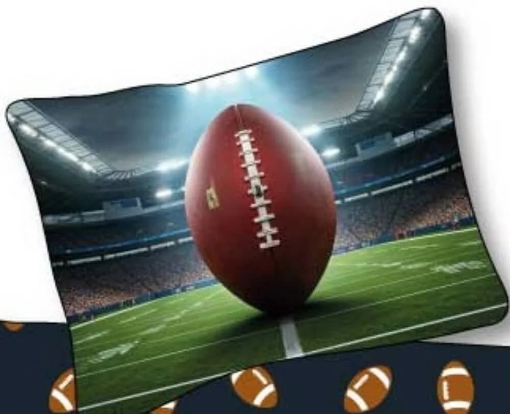 BrandMac Bettwäsche American Football 2-teilig 135x200 & 80x80 Baumwolle