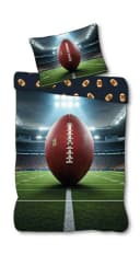 BrandMac Bettwäsche American Football 2-teilig 135x200 & 80x80 Baumwolle Bild 2