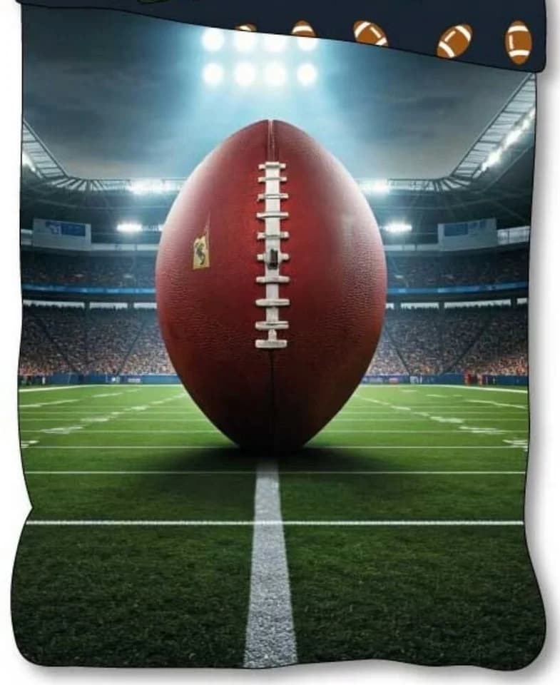 BrandMac Bettwäsche American Football 2-teilig 135x200 & 80x80 Baumwolle - Bild 3