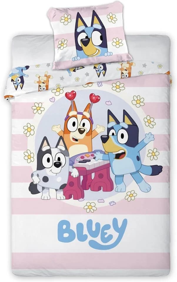 BrandMac Babybettwäsche Bluey, Bingo & Muffin 100% Baumwolle - Bild 2