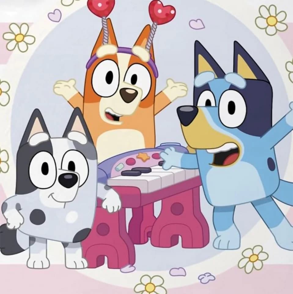 BrandMac Babybettwäsche Bluey, Bingo & Muffin 100% Baumwolle - Bild 4