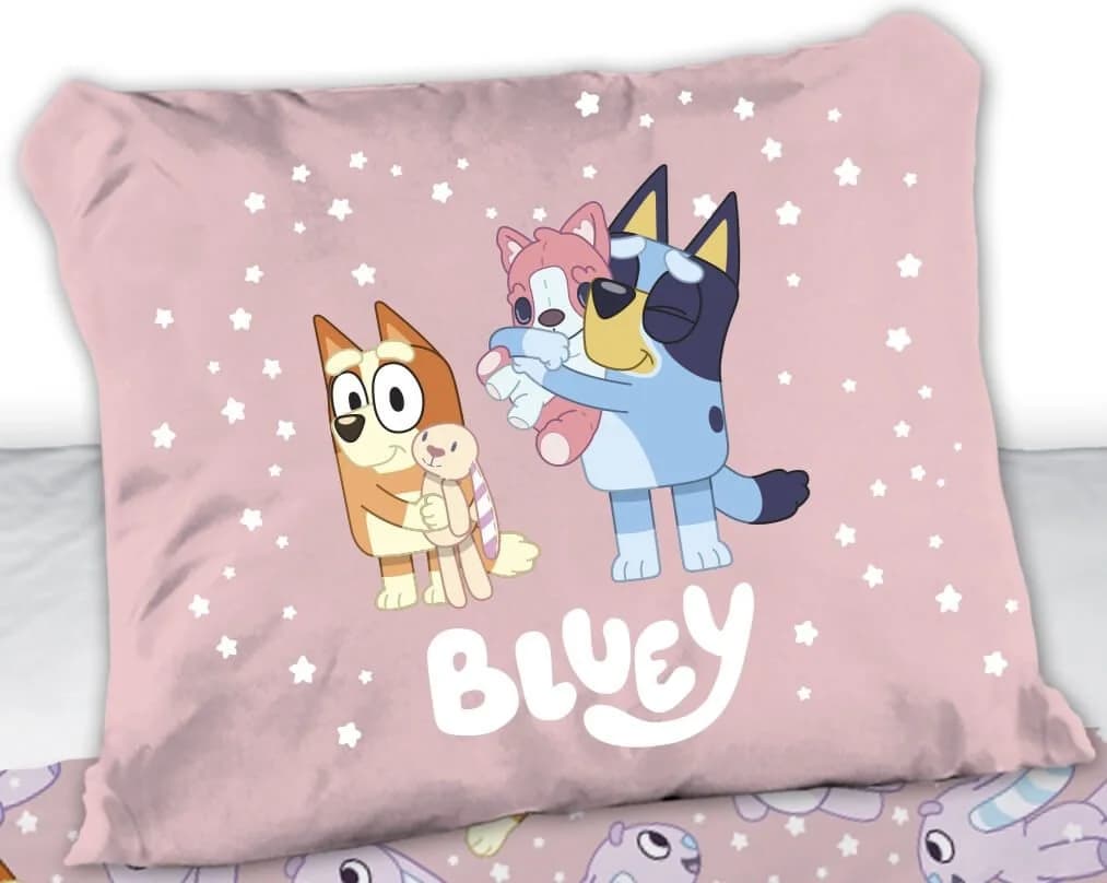BrandMac Bluey Familie Bettwäsche Set 2-tlg. Baumwolle