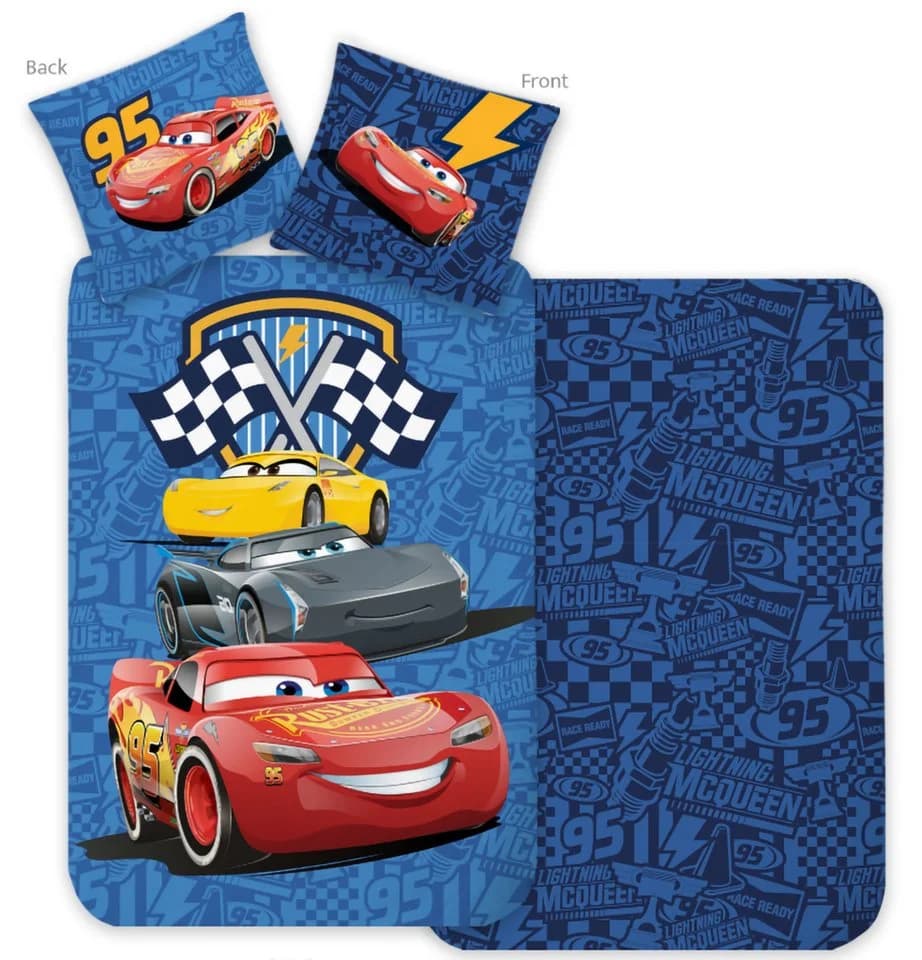 BrandMac Kinderbettwäsche Cars Racing Crew 135x200 cm - Bild 2