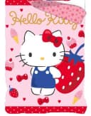 BrandMac Hello Kitty Wendebettwäsche Rosa Rot 135x200 & 80x80 cm Baumwolle Bild 1