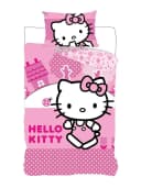 BrandMac Hello Kitty Kinderbettwäsche Rosa 2-tlg 100% Baumwolle Bild 2