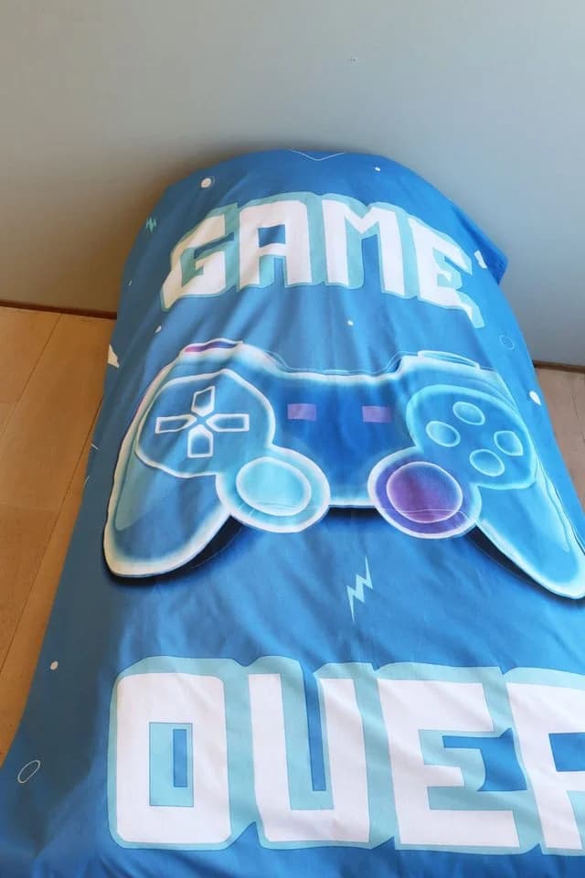 BrandMac Kinderbettwäsche Game Over Controller Set 100% Baumwolle