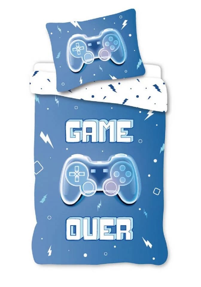 BrandMac Kinderbettwäsche Game Over Controller Set 100% Baumwolle - Bild 2