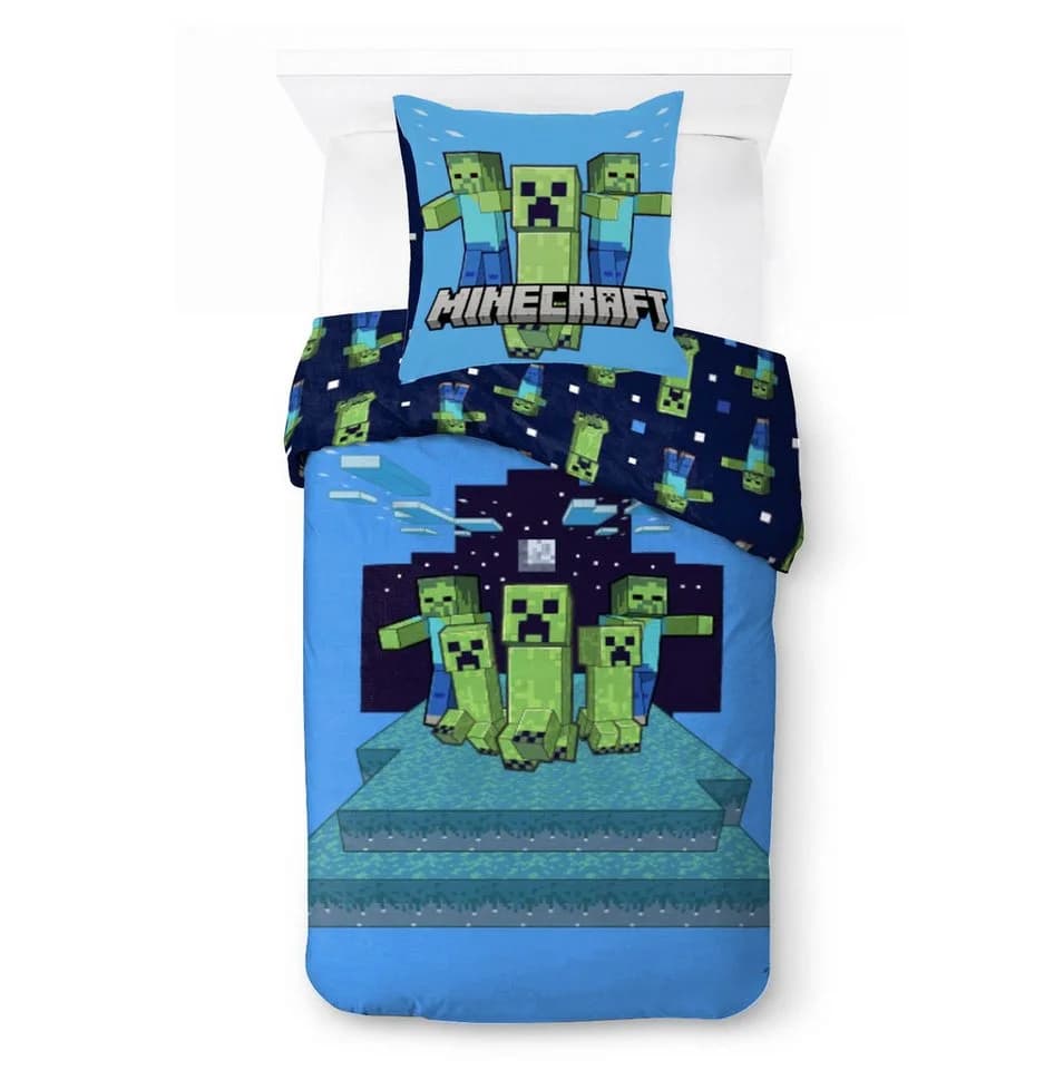BrandMac Minecraft Bettwäsche Night Schemes 135x200 Baumwolle - Bild 2