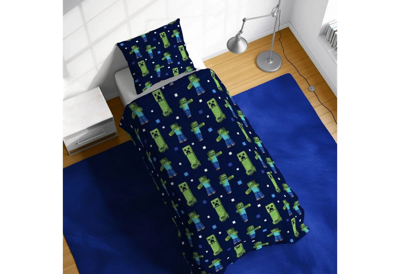 BrandMac Minecraft Bettwäsche Night Schemes 135x200 Baumwolle - Bild 3