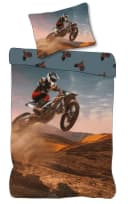 BrandMac Kinderbettwäsche Motocross Dirtbike Jump 100% Baumwolle Bild 2