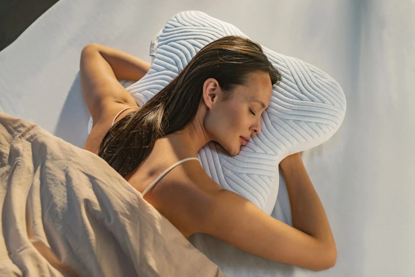 Tempur All-Around SmartCool™ Nackenkissen Weiß Viskoelastisch - Bild 4