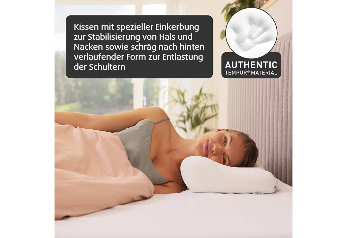 TEMPUR ErgoPlus MDV Visco-Schaum Kissen Druckentlastend - Bild 5