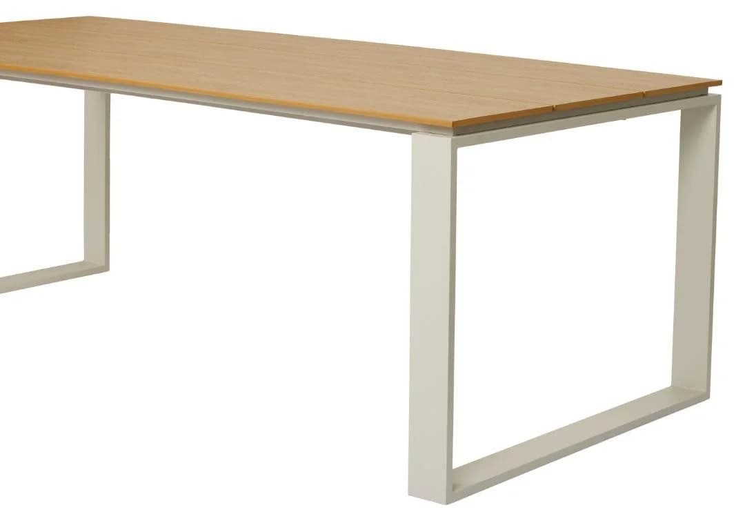 Schou Gartentisch Martinus Teak-Dekor 210x100 cm