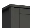 ebuy24 Kleiderschrank Tromsø 2 Türen Kaffee MDF Modern Bild 5