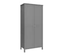 ebuy24 Kleiderschrank Tromsø 2 Türen Grau Bild 4