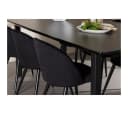 ebuy24 Essgruppe Oslo 7-tlg. Esstisch 220x100cm schwarz mit 6 Stühlen Bild 5