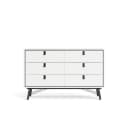 ebuy24 Kommode Rye 6 Schubladen Mattweiß Bild 1